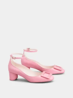 Roger Vivier Ankle Strap U Look Pumps in patent leather Best