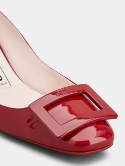 Roger Vivier Ankle Strap U Look Pumps in patent leather Clearance