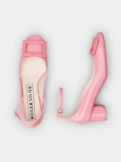 Roger Vivier Ankle Strap U Look Pumps in patent leather Best