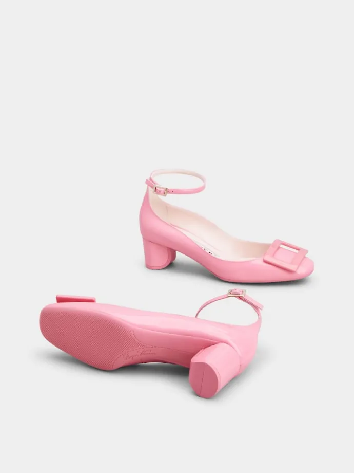 Roger Vivier Ankle Strap U Look Pumps in patent leather Best