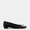Roger Vivier Belle Vivier Ballerinas in satin Clearance