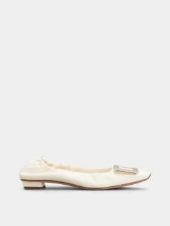 Roger Vivier Belle Vivier Ballerinas in leather Hot