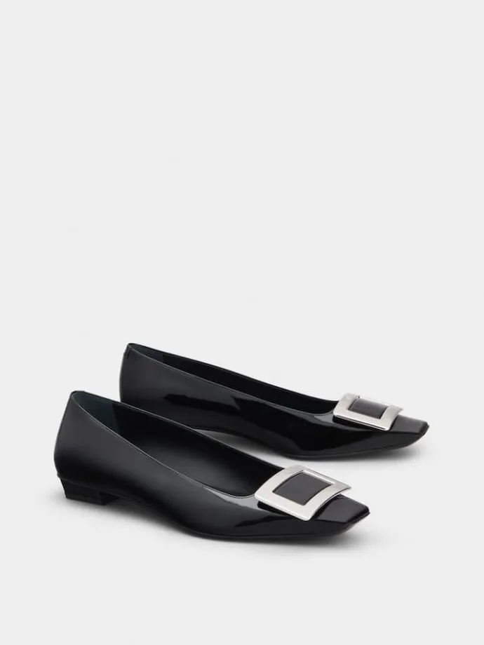 Roger Vivier Belle Vivier Ballerinas in patent leather Online