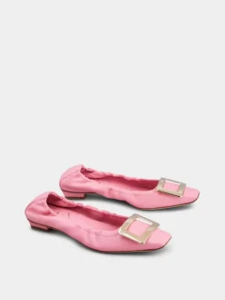 Roger Vivier Belle Vivier Ballerinas in leather Discount