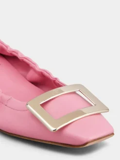 Roger Vivier Belle Vivier Ballerinas in leather Discount