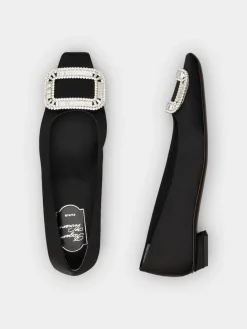 Roger Vivier Belle Vivier Ballerinas in satin Clearance