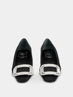 Roger Vivier Belle Vivier Ballerinas in satin Clearance