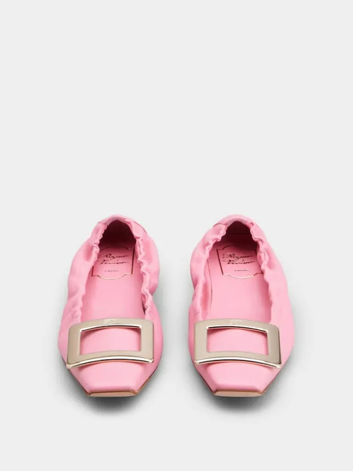 Roger Vivier Belle Vivier Ballerinas in leather Discount