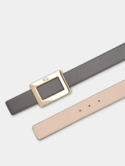 Roger Vivier Belle Vivier Belt in leather Fashion