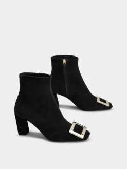 Roger Vivier Belle Vivier Chelsea Booties in suede Outlet
