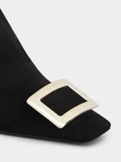 Roger Vivier Belle Vivier Chelsea Booties in suede New