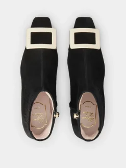 Roger Vivier Belle Vivier Chelsea Booties in suede New