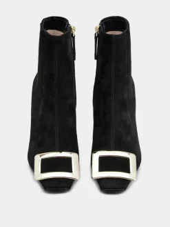 Roger Vivier Belle Vivier Chelsea Booties in suede Outlet