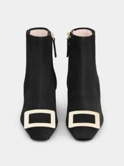 Roger Vivier Belle Vivier Chelsea Booties in suede New