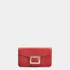 Roger Vivier Belle Vivier Credit Card Holder in leather Clearance