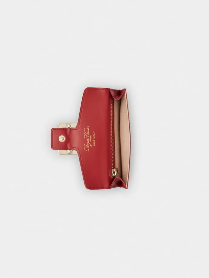 Roger Vivier Belle Vivier Credit Card Holder in leather Clearance
