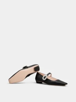 Roger Vivier Belle Vivier Mary Janes in leather Clearance