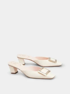 Roger Vivier Belle Vivier Mules in patent leather New