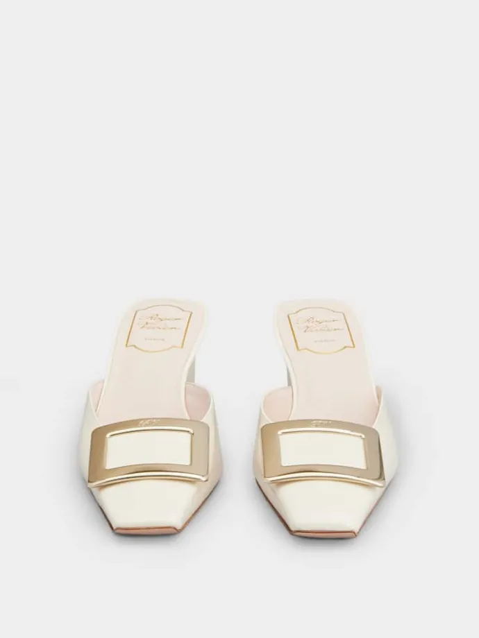 Roger Vivier Belle Vivier Mules in patent leather New