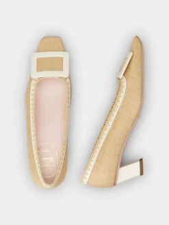Roger Vivier Belle Vivier Pumps in canvas Online
