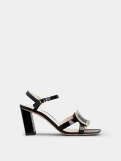 Roger Vivier Belle Vivier Sandals in patent leather Best