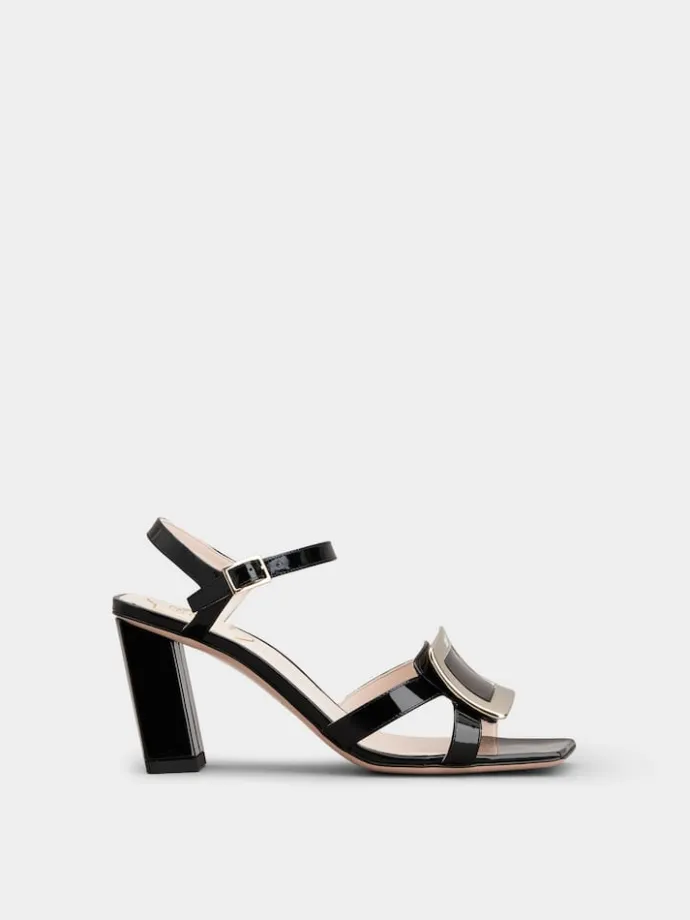 Roger Vivier Belle Vivier Sandals in patent leather Best