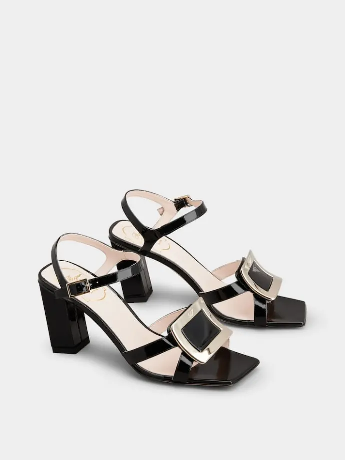 Roger Vivier Belle Vivier Sandals in patent leather Best