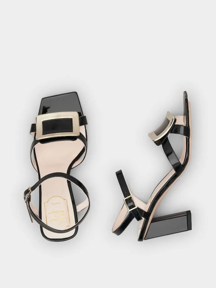 Roger Vivier Belle Vivier Sandals in patent leather Best