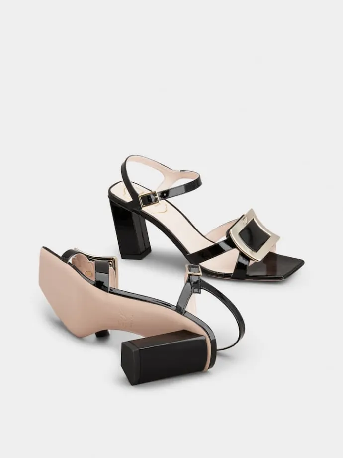 Roger Vivier Belle Vivier Sandals in patent leather Best