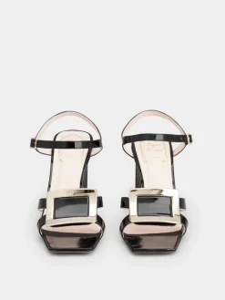 Roger Vivier Belle Vivier Sandals in patent leather Best