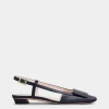 Roger Vivier Belle Vivier Slingback Ballerinas in leather Clearance