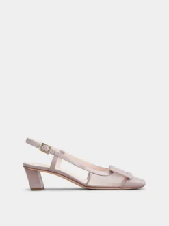 Roger Vivier Belle Vivier Slingback Pumps in mesh fabric Clearance