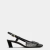 Roger Vivier Belle Vivier Slingback Pumps in mesh fabric Discount
