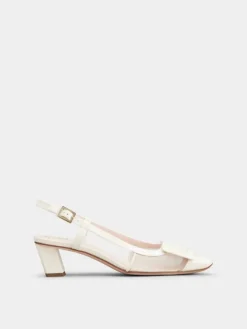 Roger Vivier Belle Vivier Slingback Pumps in mesh fabric Clearance