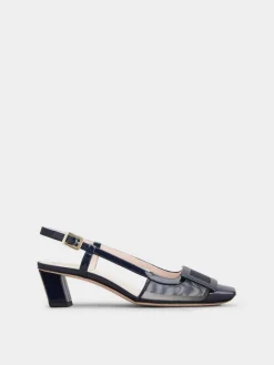 Roger Vivier Belle Vivier Slingback Pumps in mesh fabric Hot