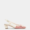 Roger Vivier Belle Vivier Slingback Pumps in canvas Outlet