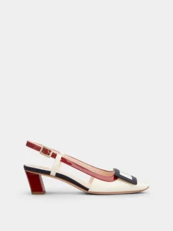 Roger Vivier Belle Vivier Slingback Pumps in patent leather Outlet