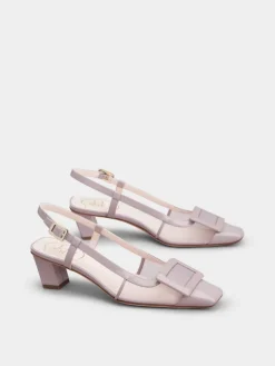 Roger Vivier Belle Vivier Slingback Pumps in mesh fabric Clearance