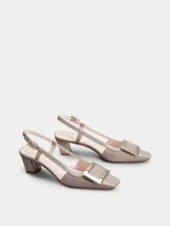 Roger Vivier Belle Vivier Slingback Pumps in patent leather Sale
