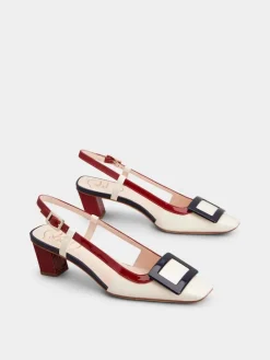 Roger Vivier Belle Vivier Slingback Pumps in patent leather Outlet