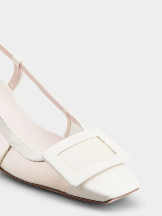 Roger Vivier Belle Vivier Slingback Pumps in mesh fabric Clearance