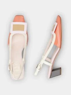 Roger Vivier Belle Vivier Slingback Pumps in patent leather Best