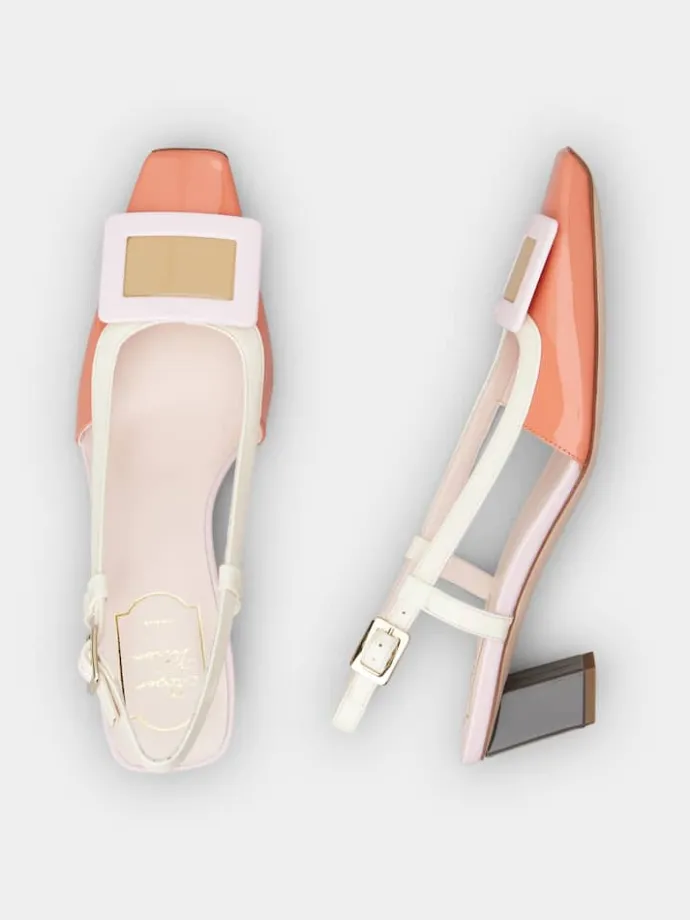 Roger Vivier Belle Vivier Slingback Pumps in patent leather Best