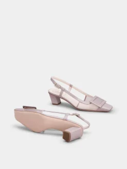 Roger Vivier Belle Vivier Slingback Pumps in mesh fabric Clearance