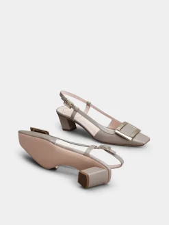 Roger Vivier Belle Vivier Slingback Pumps in patent leather Sale