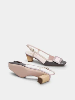 Roger Vivier Belle Vivier Slingback Pumps in patent leather Sale