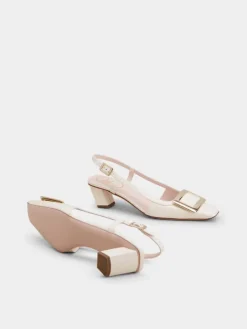 Roger Vivier Belle Vivier Slingback Pumps in patent leather Discount