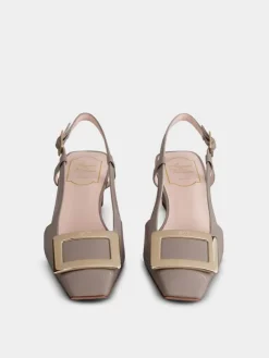 Roger Vivier Belle Vivier Slingback Pumps in patent leather Sale