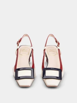 Roger Vivier Belle Vivier Slingback Pumps in patent leather Outlet