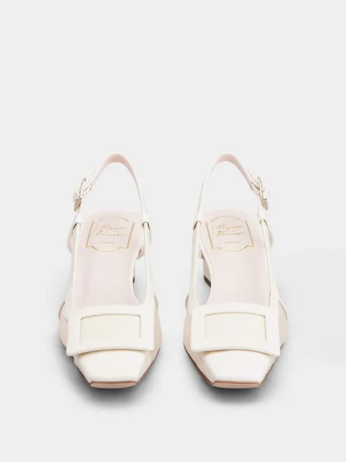 Roger Vivier Belle Vivier Slingback Pumps in mesh fabric Clearance